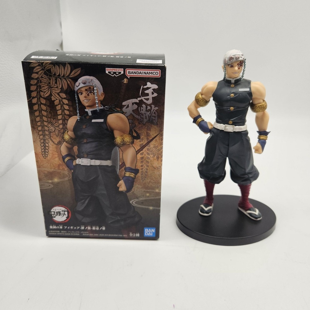 Banpresto Demon Slayer Tengen Uzui Vibration Stars Anime Figure Box MISS SHIELD
